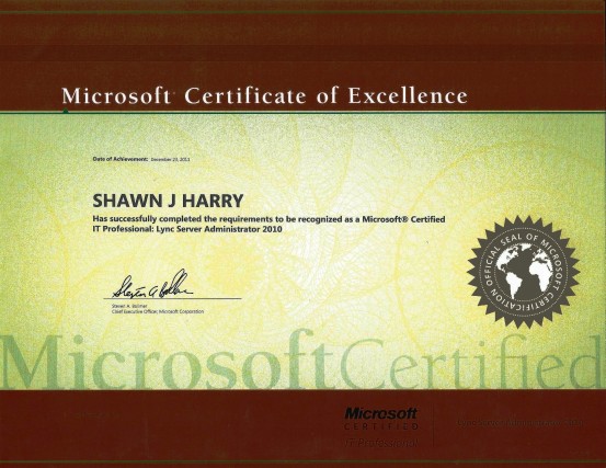 Microsoft Certified IT Professional Lync Server Administrator
